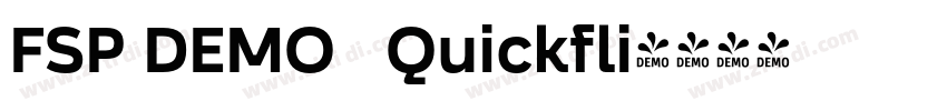 FSP DEMO   Quickfli字体转换